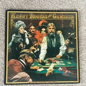 Kenny Rodgers The Gambler Vinyl Record‎